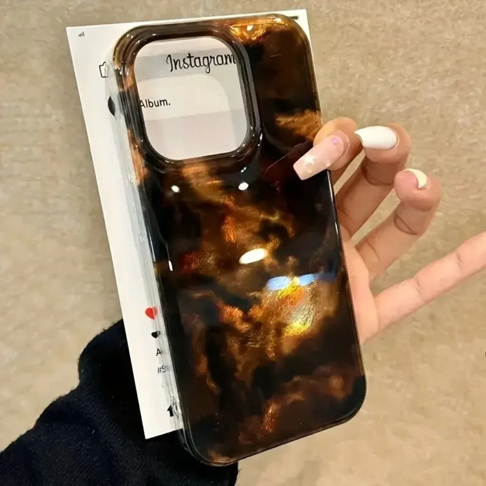 Apple iPhone 16 Pro Luxury Tortoiseshell Full Protection pho…